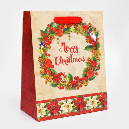 Gift, laminated, "wreath", 18 x 23 x 10 cm-1