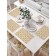 A set of napkins for setting the Christmas postcard, rectangular, size 32x46 cm, 4 pcs