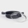 Consul, 1.5 l, D = 20 cm, glass cover, plastic handles, anti-stick coating, black color, black