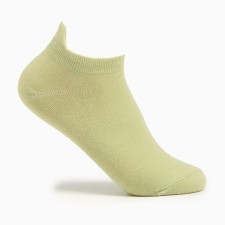 Women's socks shortened, light green color, size 36-40