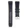Watch strap, 22 mm, silicone, l-22.5 cm, black