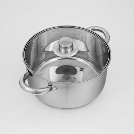Grette stainless steel pan, 4.2 l, d = 22 cm, with a lid, the capsule, induction-2