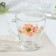 Glass Glass "Watercolor Flowers", 250 ml, MIX drawing