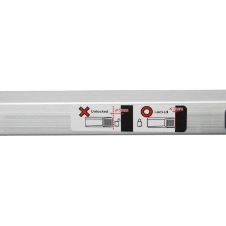 Strengel-ladder Telescopic tundra, folding, aluminum, 1.9 x 1.9 m-7