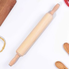 Rockbrush with rotating handles, 40x7 cm, linden