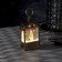 LED figure "Lantern with a snowman" 7.5 × 14 × 4.2 cm, plastic, sparkles, batteries AG13x3, glow warm white
