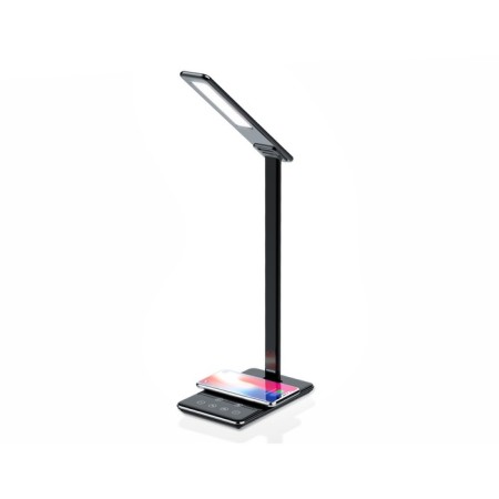 LED desktop lamp with wireless charging and USB port Ambrella Light, Desk, De582, LED, 6 W, 180LUM, Black Color Black
