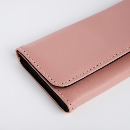 Women's wallet on magnet, pink color-2