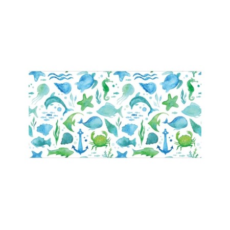 Basket for storage of things "sea diversity", size 35x50 cm-1