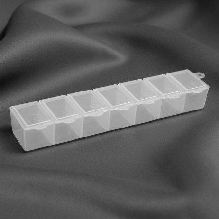 Organizer for beads, 15.3 × 3.4 × 2.4 cm, the color is transparent-1