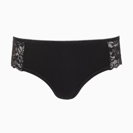 Cowards women's thongs, black color, size 50-5