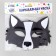 Carnival mask "wolf cub", felt