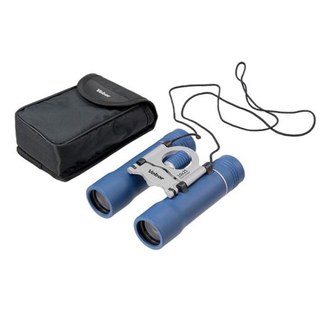 Binoculars VEBER SPORT New BN, 10 × 25, blue / silver color-3