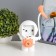 Spinker with the Cosmo clock LED 2W 6000K USB MIX 14x14x20cm Risalux