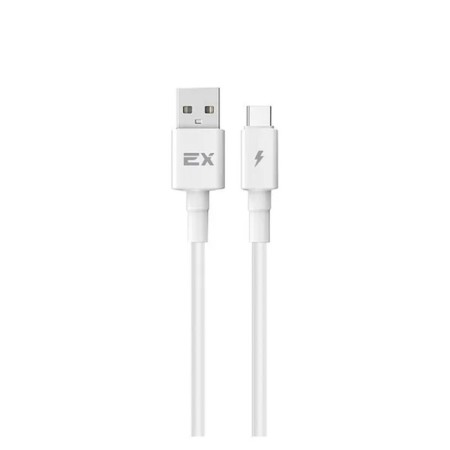 EXPLOYD EX-K-1153, Type-C-USB, 2 A, 1 m, white cable
