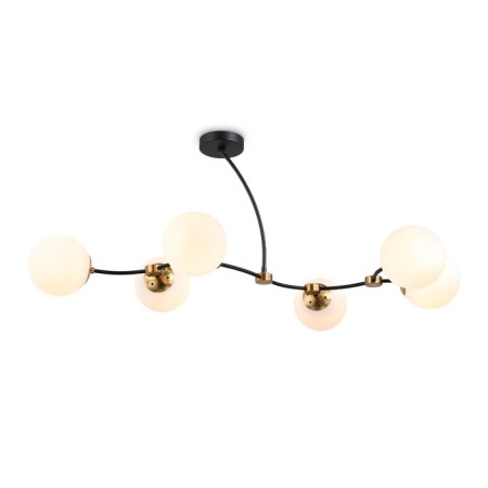 Suspended Ambrella Light, Modern, TR2555, 6HE27, Black color, bronze