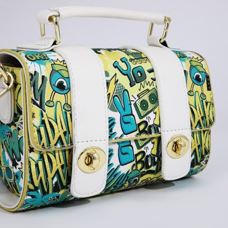 Bag-mixer on lightning, green/white color-3