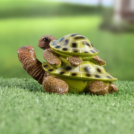 Garden figure "Turtles" 11x13x8cm-2