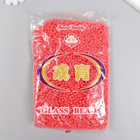 Glass beads 6/0 "coral" bright 450 g-2