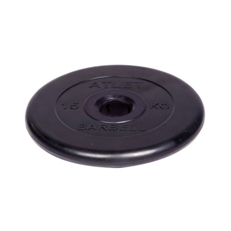 Rubbed disk d = 51 mm, black color, 15 kg ATLET