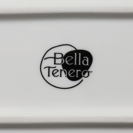 Board of heat -resistant ceramics Bellatenero, 31 × 19 × 7.5 cm, white color-9