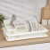 Dishes for dishes with a pallet, with a dryer for cutlery "Lily", color vanilla