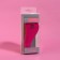 Massage comb, 6 × 14.5 cm, PVC box, pink/yellow color