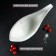 Porcelain salad Magistro "Blanche", 38 × 15.5 cm, white color