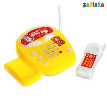 The stationary phone "Let's be friends", sound effects, in the package-3