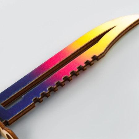 Model made of wood "knife", gradient-2