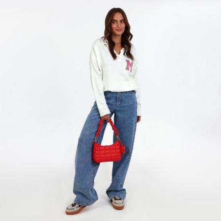 Baget bag, lightning department, red color-11