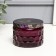 Bank for candles glass with a lid "Sot" Fiolet 5x7x7 cm, mix