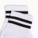 Women's socks, white/black strip, size 36-39