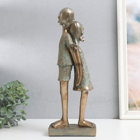 Polystone souvenir "Children - Trust" under bronze 14.5x7.5x38 cm-2