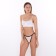 Panties of tanga women, beige color, size 46