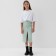 Minaku girl skirt: jeans collection, mint color, height 158 ​​cm