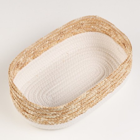 Stelly basket "Scandy", 26x16x10 cm, milk-1
