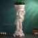 Figure pot "Angel with roses", aged, 1.8 l/ 24x24x70cm