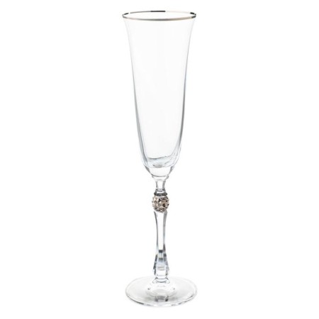 A set of glasses for champagne Parus, decor "Platinum, platinum ball", 190 ml x 6 pcs.
