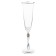 A set of glasses for champagne Parus, decor "Platinum, platinum ball", 190 ml x 6 pcs.