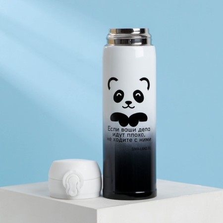 Thermos "Panda", 450 ml, retains heat 10-12 hours-1