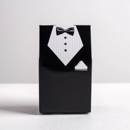 Bonbonniere box, gift packaging, wedding, gift packaging, “groom costume”, 5.8 x 10 cm-3