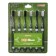 Set of 6 toothbrushes, 10,000 bristles, green, soft stiffness