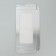 Silver chocolate box, with a window, 17 x 8.5 x 1.5 cm