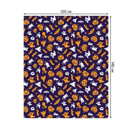 The tablecloth “Halloween”, rectangular, oxford, size 120x145 cm-1