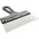 Facade bison spatula master 10078-20-06, stainless steel, 200 mm, tooth 6x6 mm