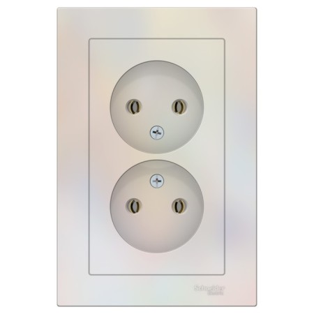 SETLASDESIGN, 16 A, double, assembly, without salary, pearl color-1