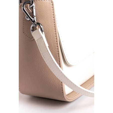 Bag Cross-Body Women's, genuine leather, Ludor White, 22x9x19 cm-3