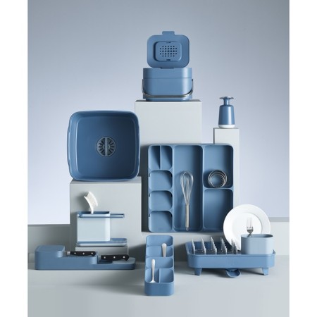 Organizer for the Joseph Joseph Caddy sink, size 13.5x11.5x21 cm, blue color-13