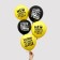 Air ball 12 "" with humor ", general, 1-sided, set of 5 pcs., Mix